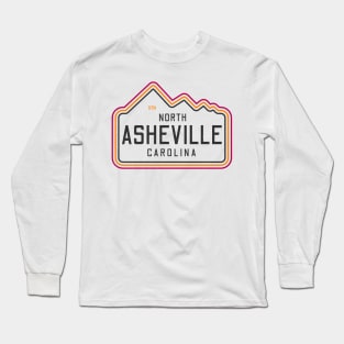 Visiting NC Mountain Cities Ashville, NC Neon Range Long Sleeve T-Shirt